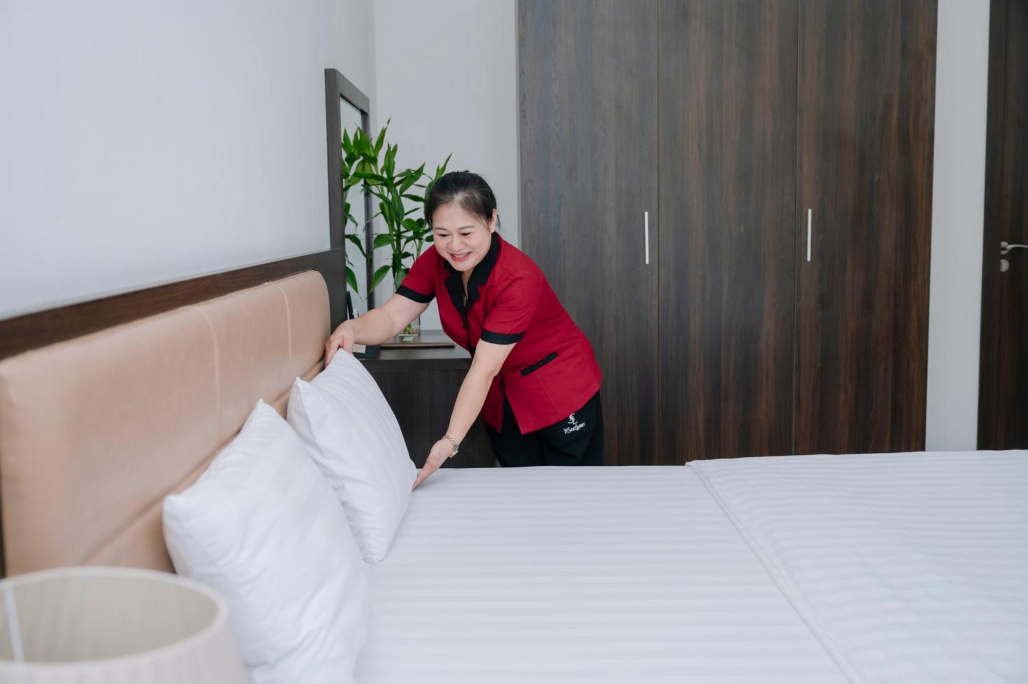 Khach San Det Hotel Nam Dinh ภายนอก รูปภาพ
