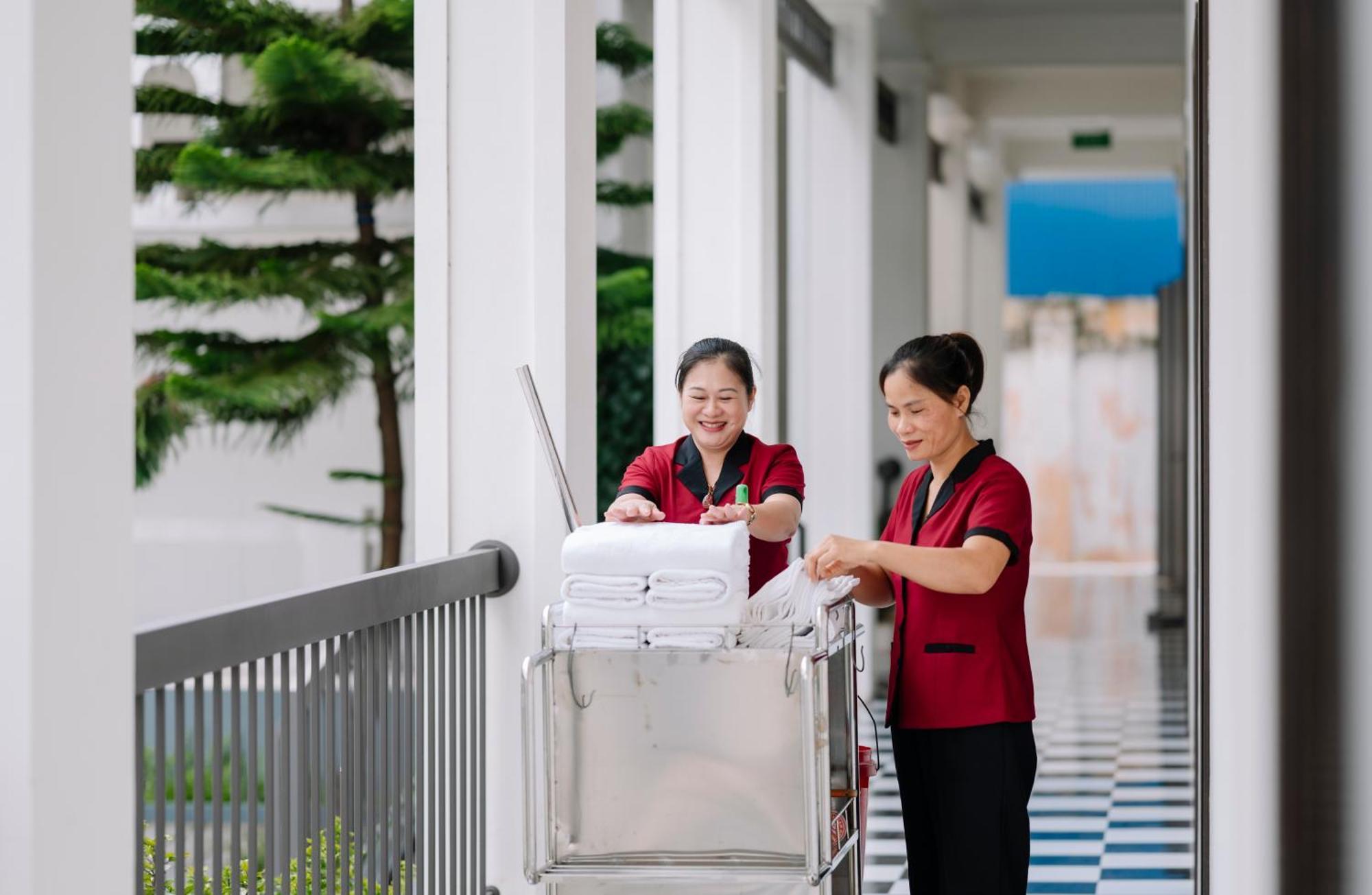 Khach San Det Hotel Nam Dinh ภายนอก รูปภาพ